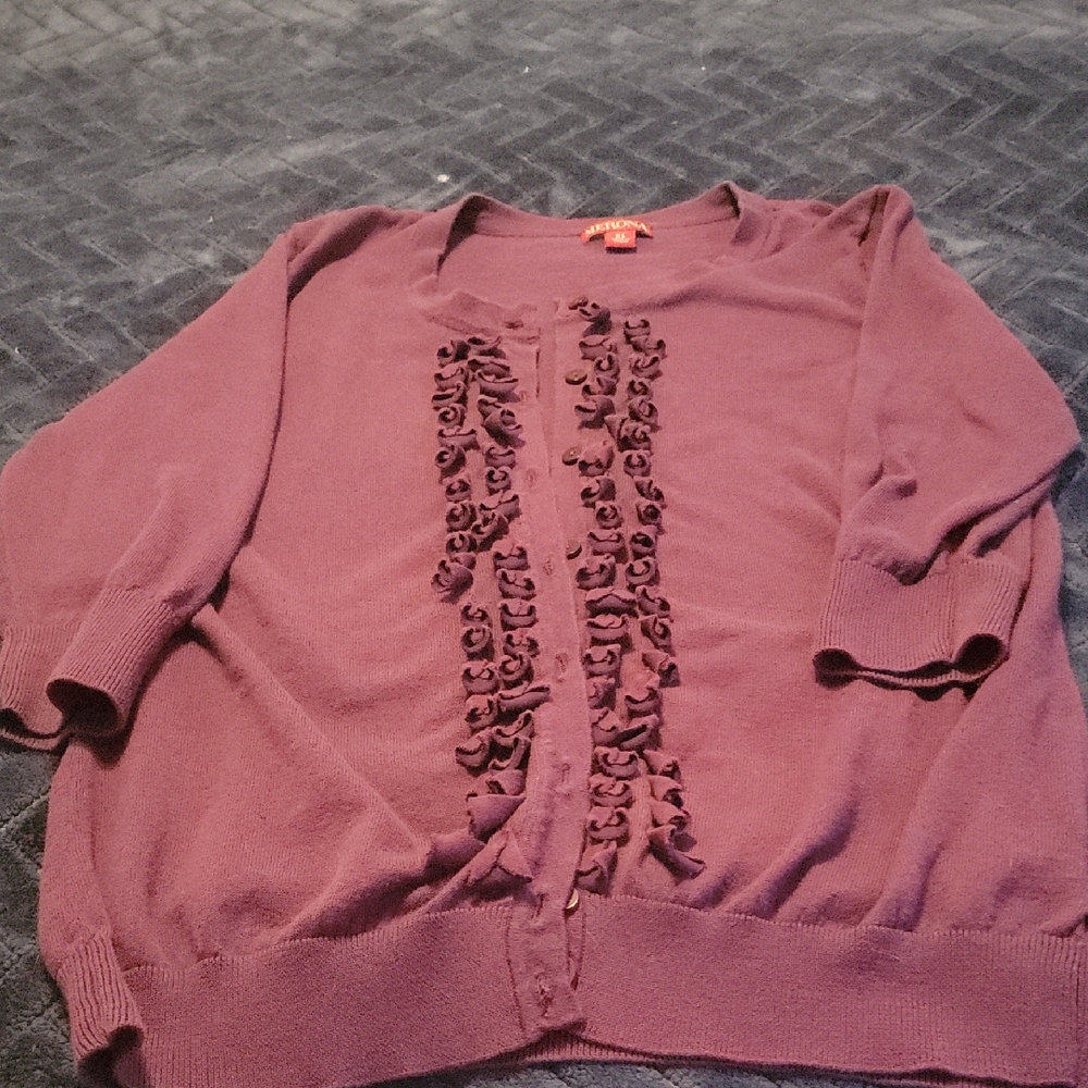 Merona Women's Plum Cardigan Sweater